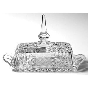 Covered 1/4 Pound Butter Dish -Vega Collection by American Cut -Spire Handle